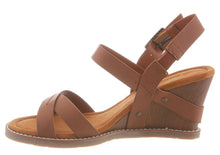 Bearpaw Women's Roselle Comfort Slingback Wedge Sandals