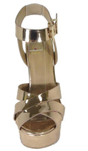 Delicious Women's Crisscross Strappy Platform Chunky Heel Sandal