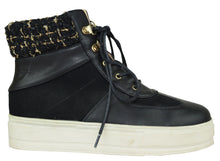 Chase & Chloe Women's High Top Platform Fashion Sneaker