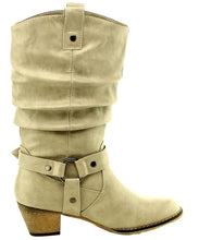 Cambridge Select Women's Pull On Western Style Cowboy Boots
