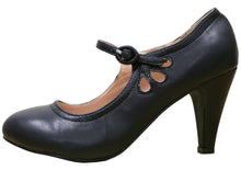 Cambridge Select Women's Round Toe Mid Heel Mary Jane Dress Pump