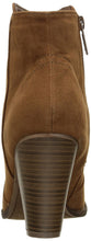 Breckelle's Womens Almond Toe Faux Suede Think Chunky Heel Cowboy Ankle Bootie