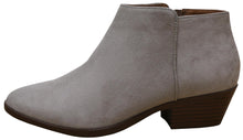 Cambridge Select Women's Round Toe Stacked Heel Western Ankle Bootie