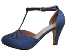 Cambridge Select Women's Teardrop Cutout T- Strap Mary Jane Dress Pump