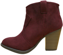Cambridge Select Women's Western Stacked Chunky Heel Ankle Bootie
