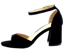 Refresh Footwear Women's Strappy Ankle Block Heeled Sandal
