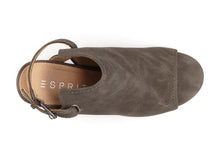Esprit Women's Angie Open Back Heel Buckle Closure Wedge Heel Sandal Bootie