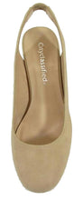 City Classified Women's Slingback Round Toe Block Heel Sandal Pump