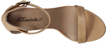 Breckelle's Women's Open Toe Ankle Strap Platform Heel Sandals