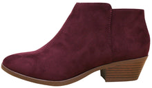 Cambridge Select Women's Round Toe Stacked Heel Western Ankle Bootie