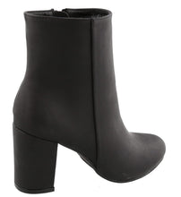 Top Moda Women's Mid Calf Stacked Block Heel Bootie