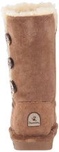 Bearpaw Girl's Lauren Youth Suede, Sheepskin Snow Boots