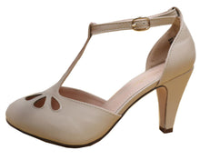 Cambridge Select Women's Teardrop Cutout T- Strap Mary Jane Dress Pump