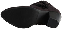 Delicious Women's Issey Braided Tassel Stacked Heel Bootie