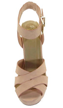 Delicious Women's Crisscross Strappy Platform Chunky Heel Sandal