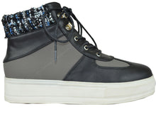 Chase & Chloe Women's High Top Platform Fashion Sneaker