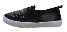 S-3 Women's Rhinestone Denim Slip On Fashion Sneaker