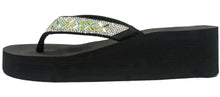 BF Betani Women's Rhinestone EVA Platform Flip Flop Sandal