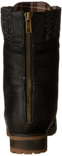 Refresh Women's Sweater Cuff Lace Up Combat Boots