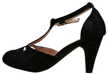 Cambridge Select Women's Teardrop Cutout T- Strap Mary Jane Dress Pump