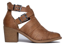Qupid Strappy Western Booties