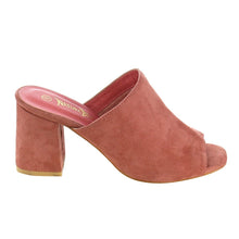 Nature Breeze FG70 Women's Slip On Peep Toe Block Heel Mule Sandals