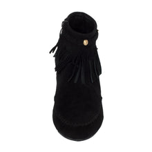 Bella Marie Campus-28 Womens Round Toe Moccasin Ankle High Faux Suede Boots