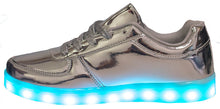Forever Link Women's Signal-60 Lace Up LED Fashion Sneakers with Light Show/Chargeable