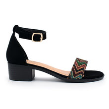Top Moda Women's Ankle Strap Open Toe Heeled Sandal