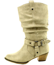 Cambridge Select Women's Pull On Western Style Cowboy Boots