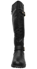 Cambridge Select Women's Quilted Side Zip Knee High Flat Riding Boots