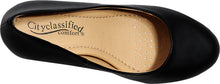 City Classified by Soda Women's Jack Round Toe Classic Leatherette Pump
