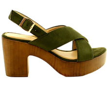 Refresh Footwear Women's Crisscross Slingback Platform Heeled Sandal