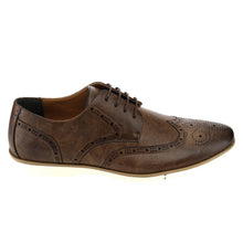 Arider AD02 Men's Brogued Wingtip Four Eyes Lace Up Flat Heel Oxfords