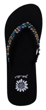 Yellow Box Women's Tutsi Rhinestone Comfort Foam Wedge Flip Flop Sandal