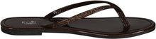 Kali Footwear Women's Focus Glitter Flip Flops, Black,10