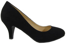 City Classified Comfort Women Classic Heel Pumps Closed Round Toe CARLOS