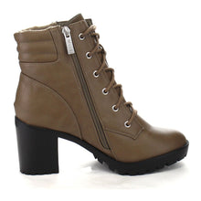 Breckelle's RANGER-21 Women's Basic Block Heel Lace Up Military Ankle Booties