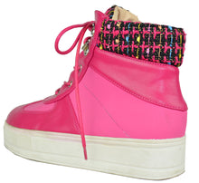 Chase & Chloe Women's High Top Platform Fashion Sneaker
