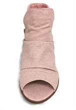Soda Women's Scrunch Open Side Ankle Bootie