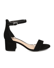 Women Faux Suede Chunky Heel Sandal - Dressy, Minimal, Everyday - Ankle Strap Pump - GC41 By Wild Diva