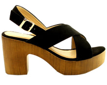 Refresh Footwear Women's Crisscross Slingback Platform Heeled Sandal