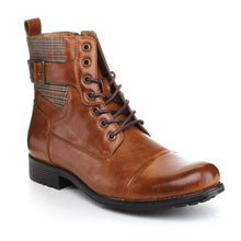 Arider Bull-3 Mens High-Top Lace Up Side Zipper Ankle Booties Casual Shoes