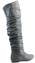 Nature Breeze Women's Vickie Hi Slouchy Over The Knee Boots