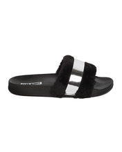 Women Metallic Band Furry Sandal - Casual, Home, Street - Fuzzy Slipper - GC60 By Cape Robbin