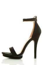 Wild Diva Womens Open Toe Ankle Strap High Stiletto Heel Platform Pump Sandal