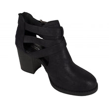 SCRIBE! Soda Women's Cutout Sides Buckles Straps Ankle Boots