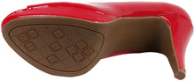 City Classified by Soda Women's Bree Peep Toe Patent Pump