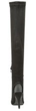 Forever Link Women's Lace Up Thigh High Peep Toe Boot