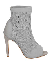 Cape Robbin GK04 Women Knitted Peep Toe Stiletto Sock Bootie